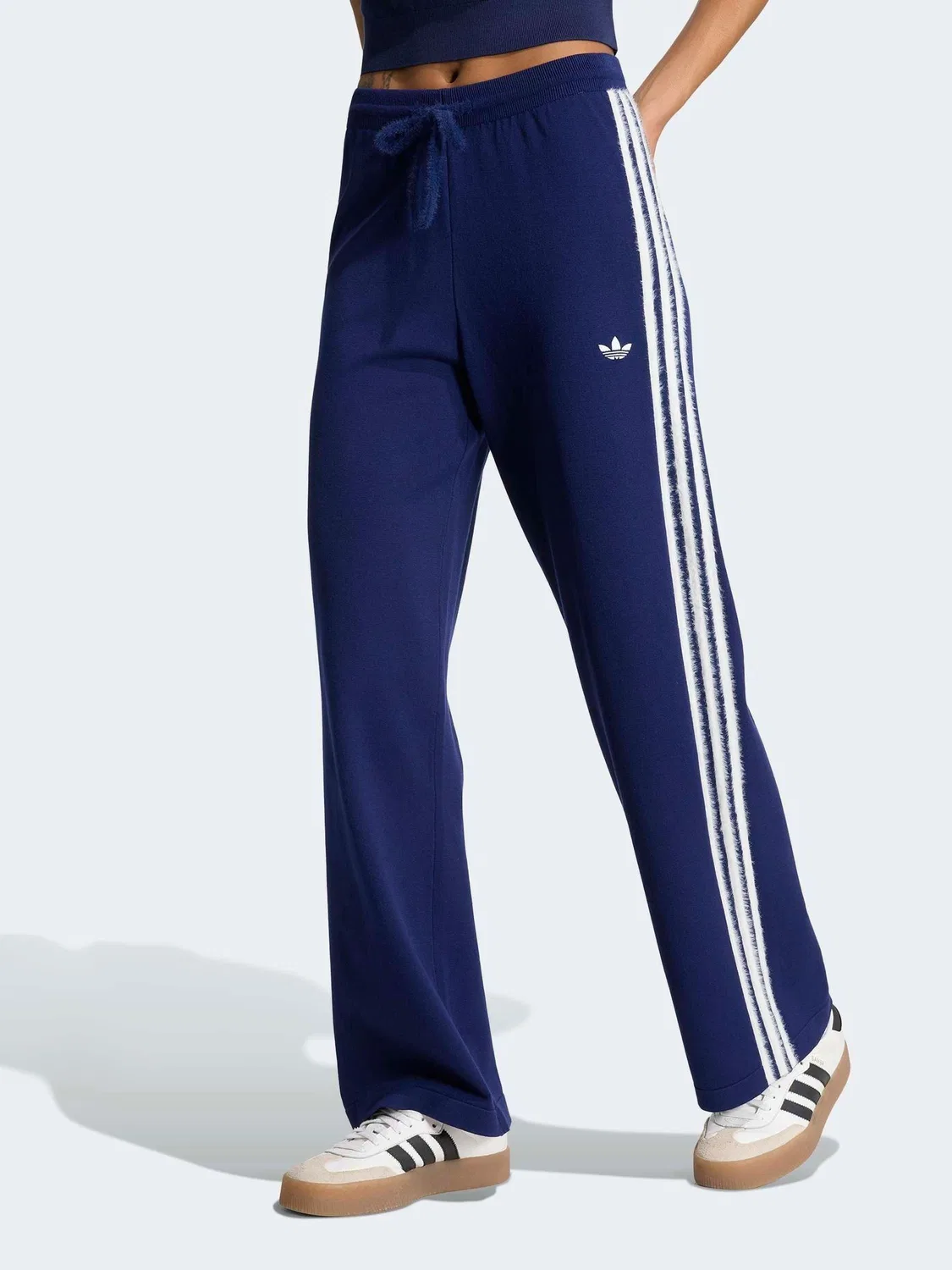 Тренировочные брюки Knit Firebird Track Pant, adidas Originals, синие