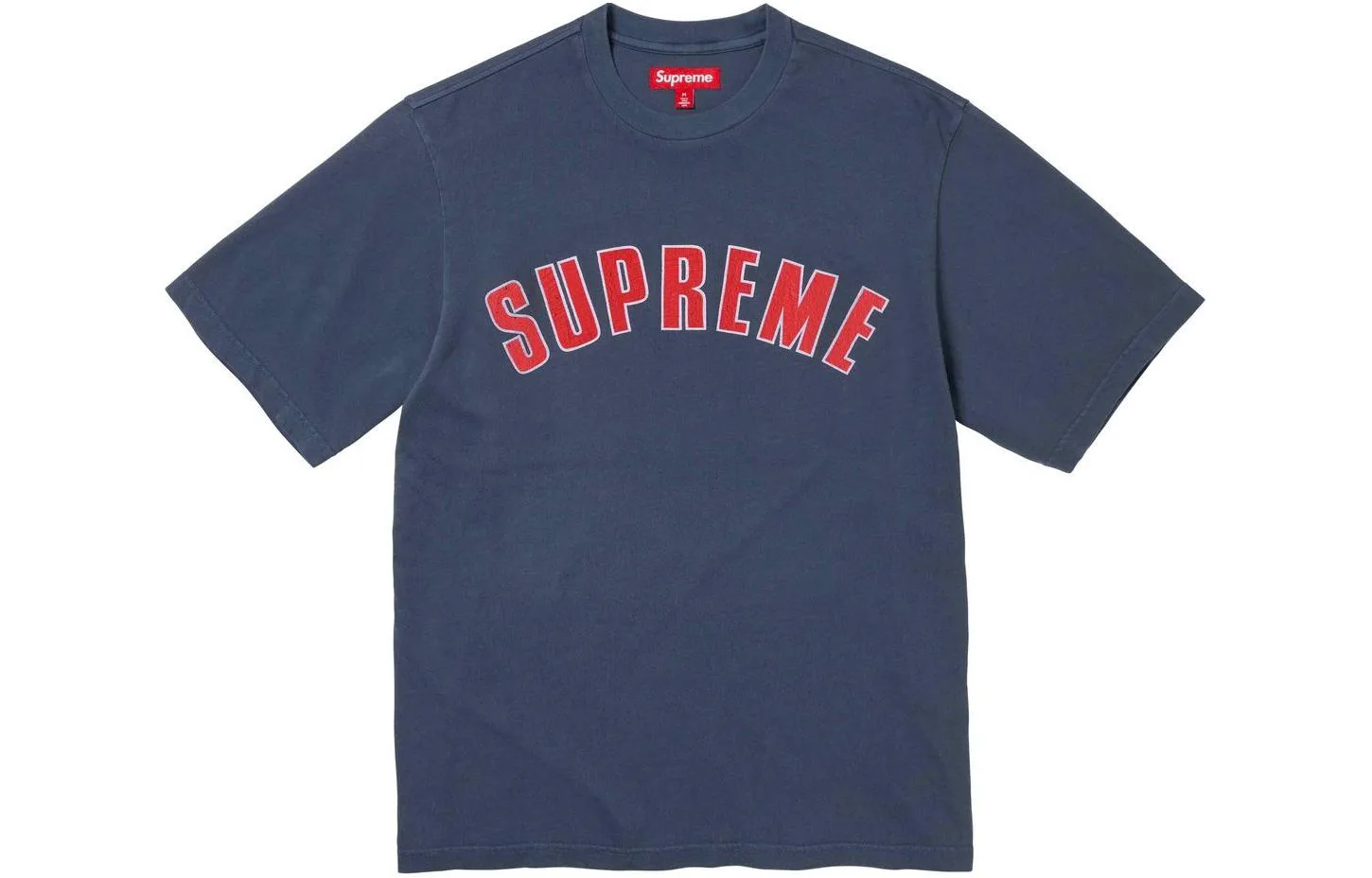 Supreme Футболка с коротким рукавом Cracked Arc оранжевая