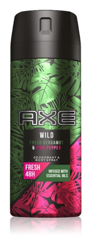 

Дезодорант и спрей для тела Axe Wild Fresh Bergamot & Pink Pepper