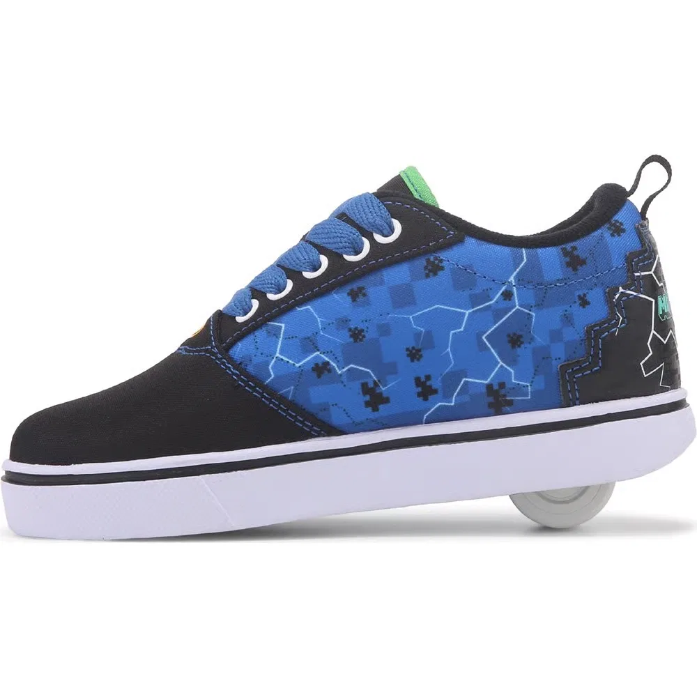 Детские скейт-кроссовки Minecraft Pro 20 Heelys, Black/Blue Minecraft — фото 3