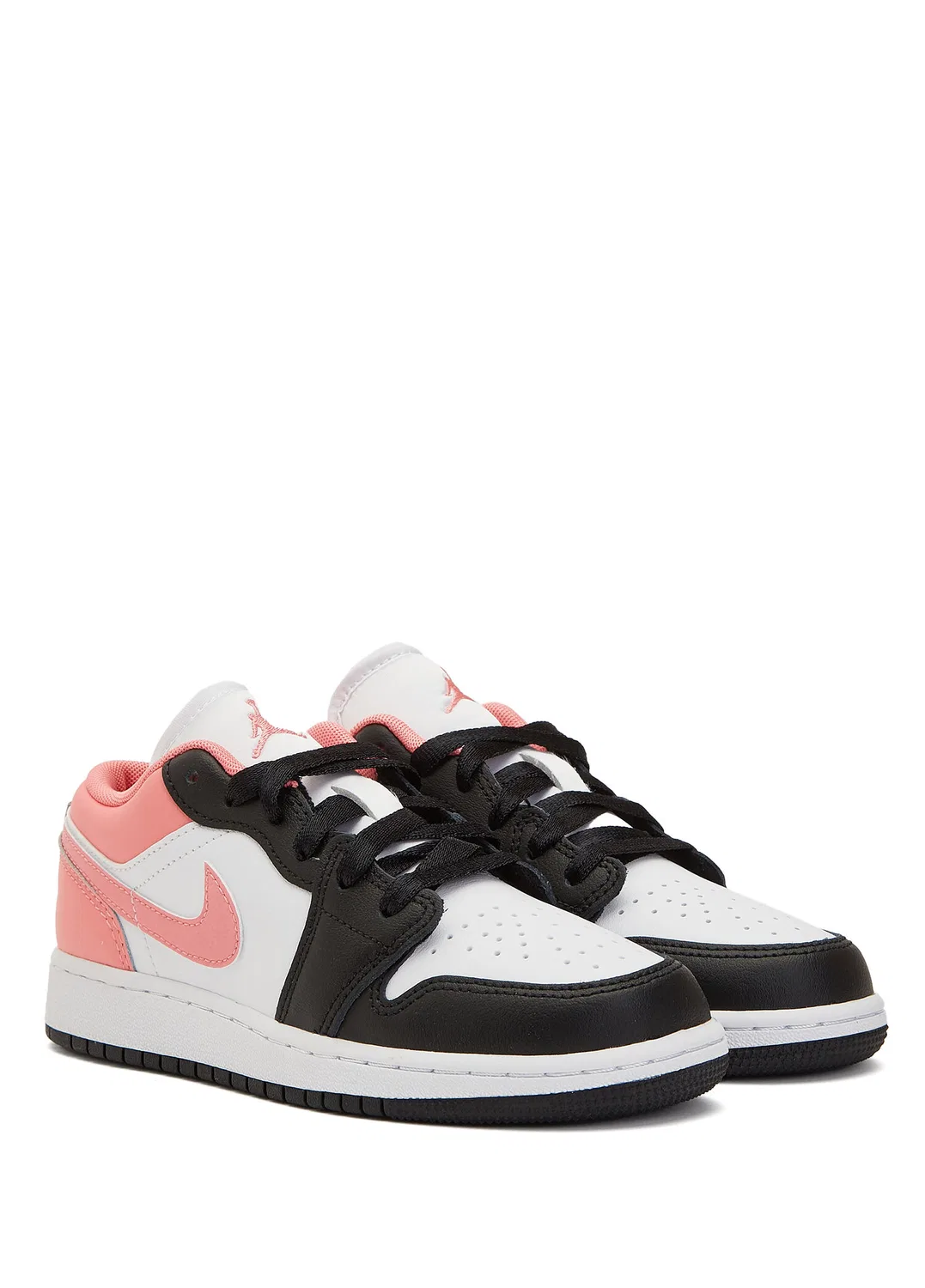 Кроссовки Nike Air Jordan 1 Low, розово-черный — фото 2