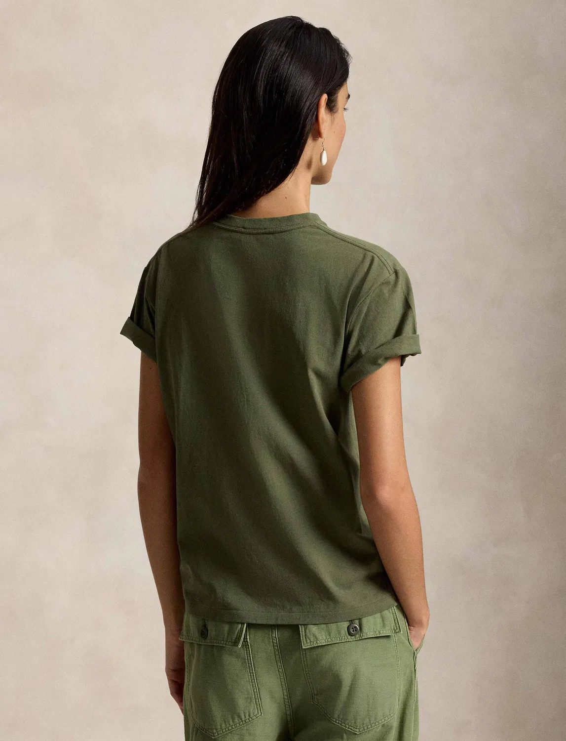 Футболка с принтом Bear Polo Ralph Lauren, Verde — фото 4