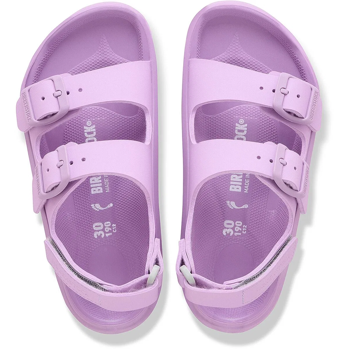 Детские сандалии с застежкой-липучкой Mogami Birkenstock, Crocus Birko Flor — фото 4