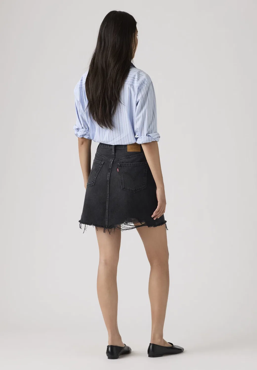 Деконструированная юбка h1'26 - юбка А-силуэта Levi'S, Rebel Edge Skirt — фото 3