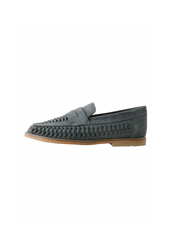 Мокасины кожаные Moccasins Next, синий