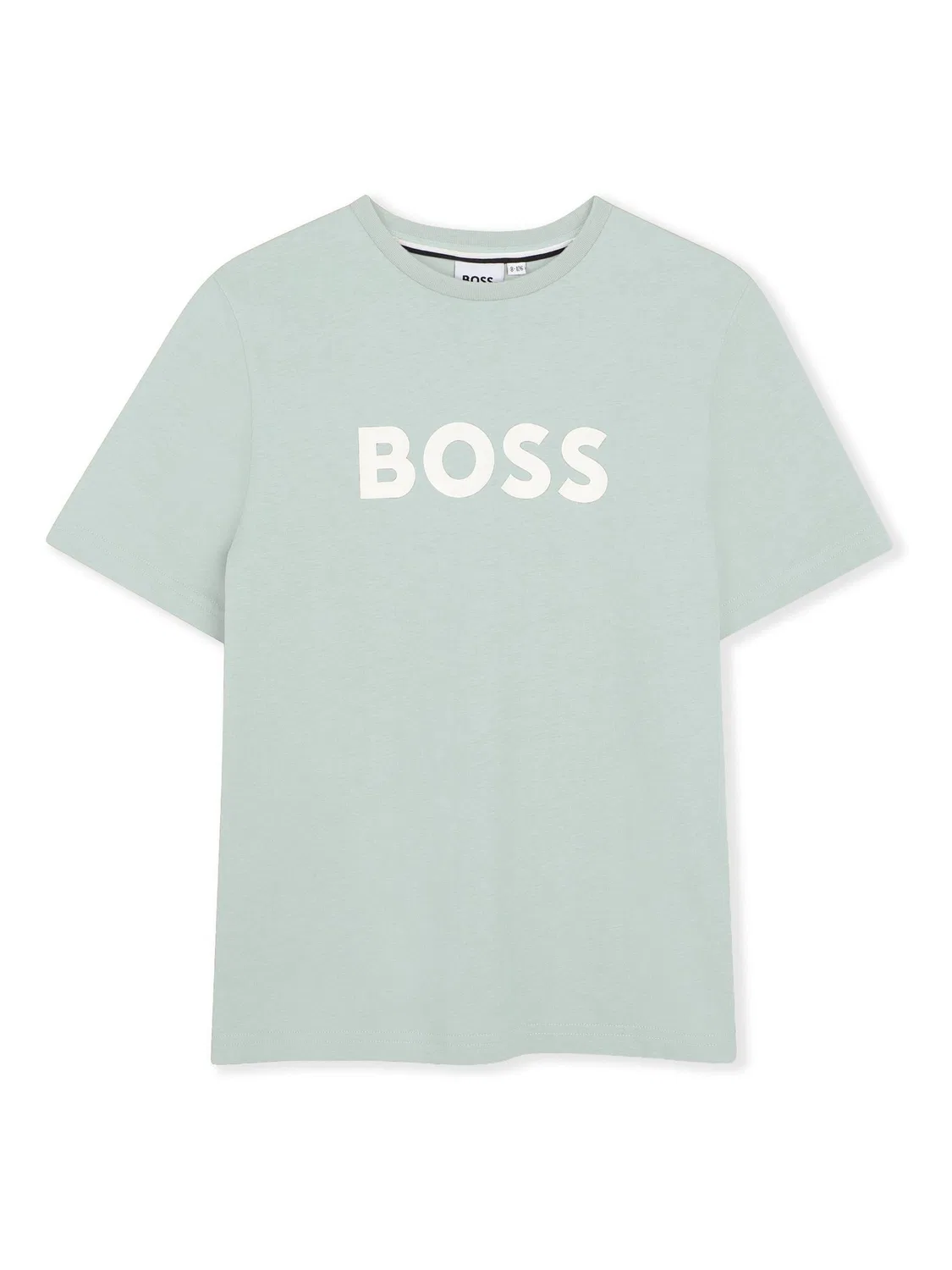 Футболка с коротким рукавом, логотип BOSS, синяя