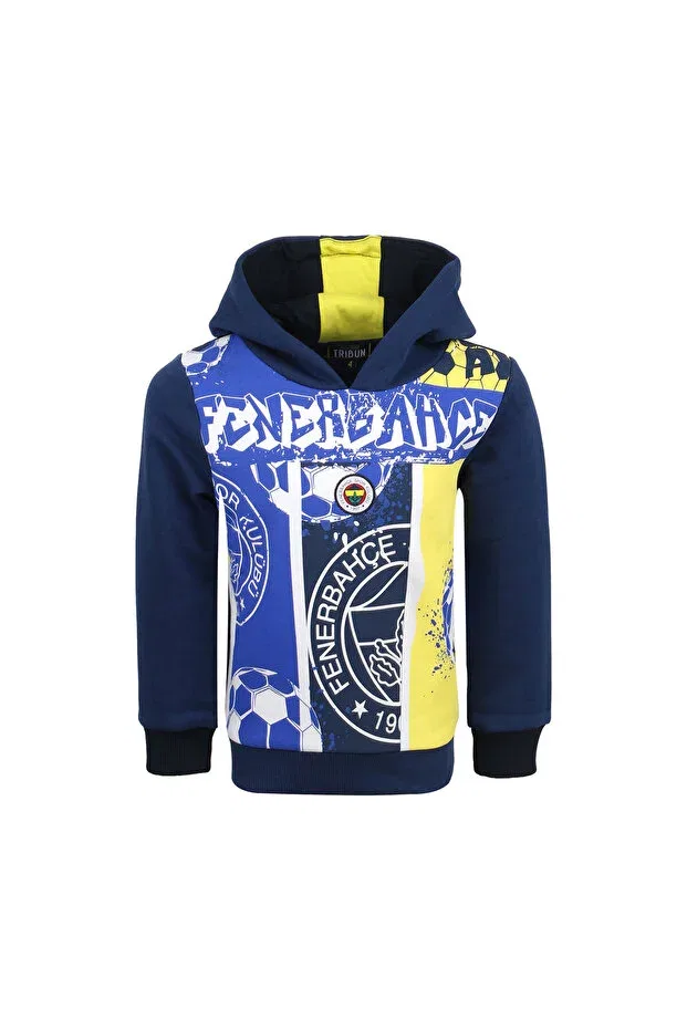 Детские свитшот для девочек с принтом Child tribun fenerbahce pattern sweat Fenerbahçe, Fb Laci 24