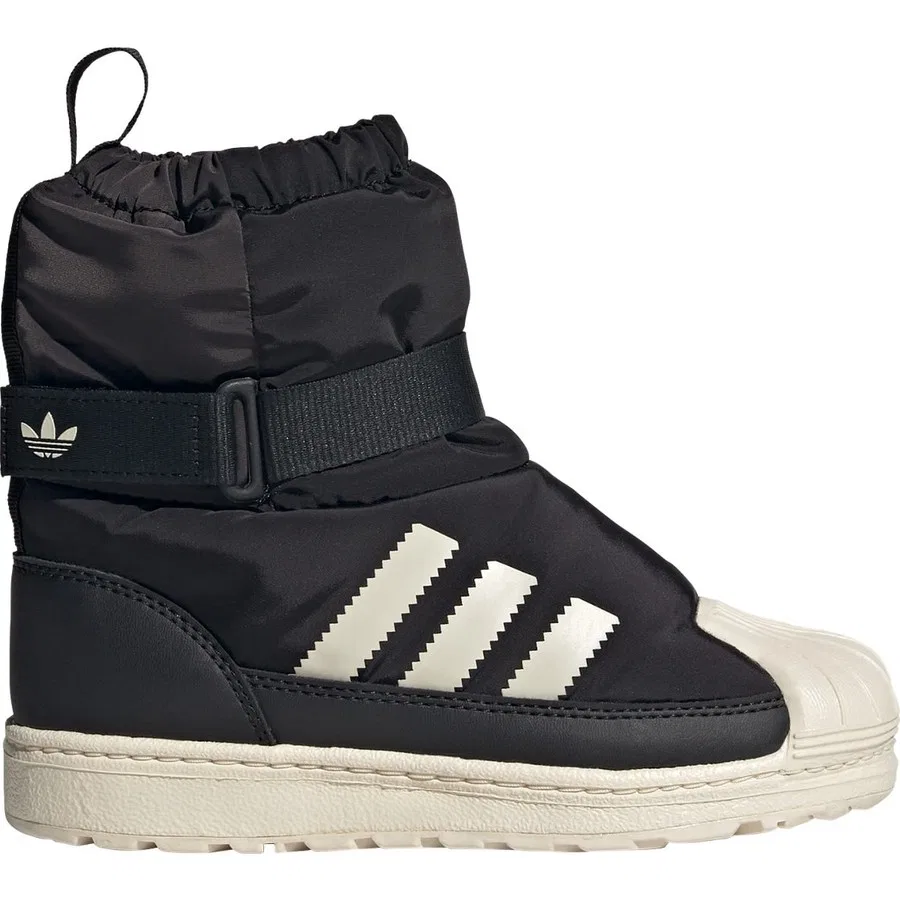 Детские зимние ботинки с принтом Superstar 360 Winterized Boot Shoes adidas, Черно-белый