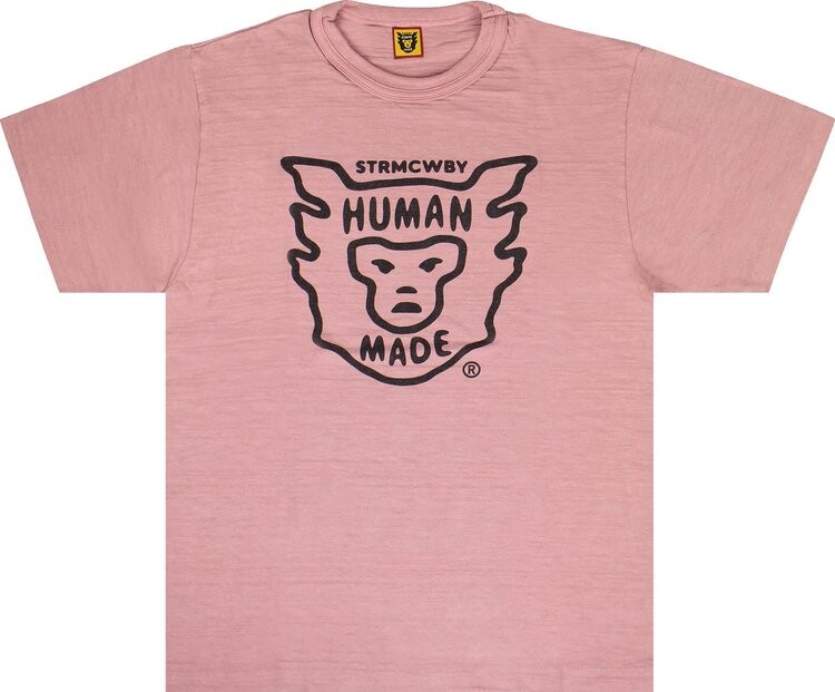 

Футболка Human Made Face Logo Short-Sleeve T-Shirt 'Pink', розовый