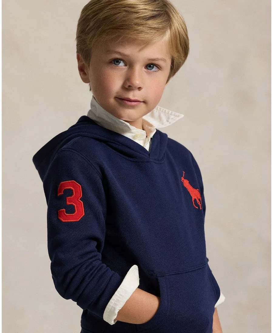Худи с фирменной вышивкой Big Pony Polo Ralph Lauren, Navy — фото 3