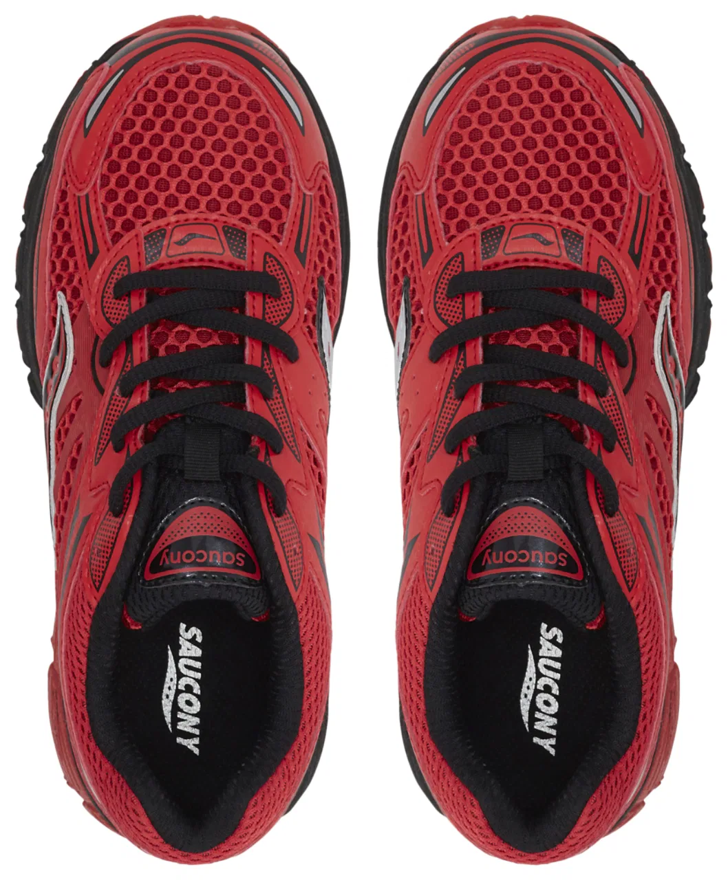 Кроссовки для мальчиков Omni 9 Saucony, красный/черный — фото 4