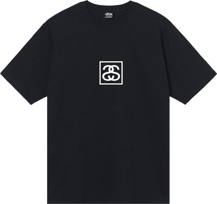

Футболка Stussy Squared Tee 'Black', черный