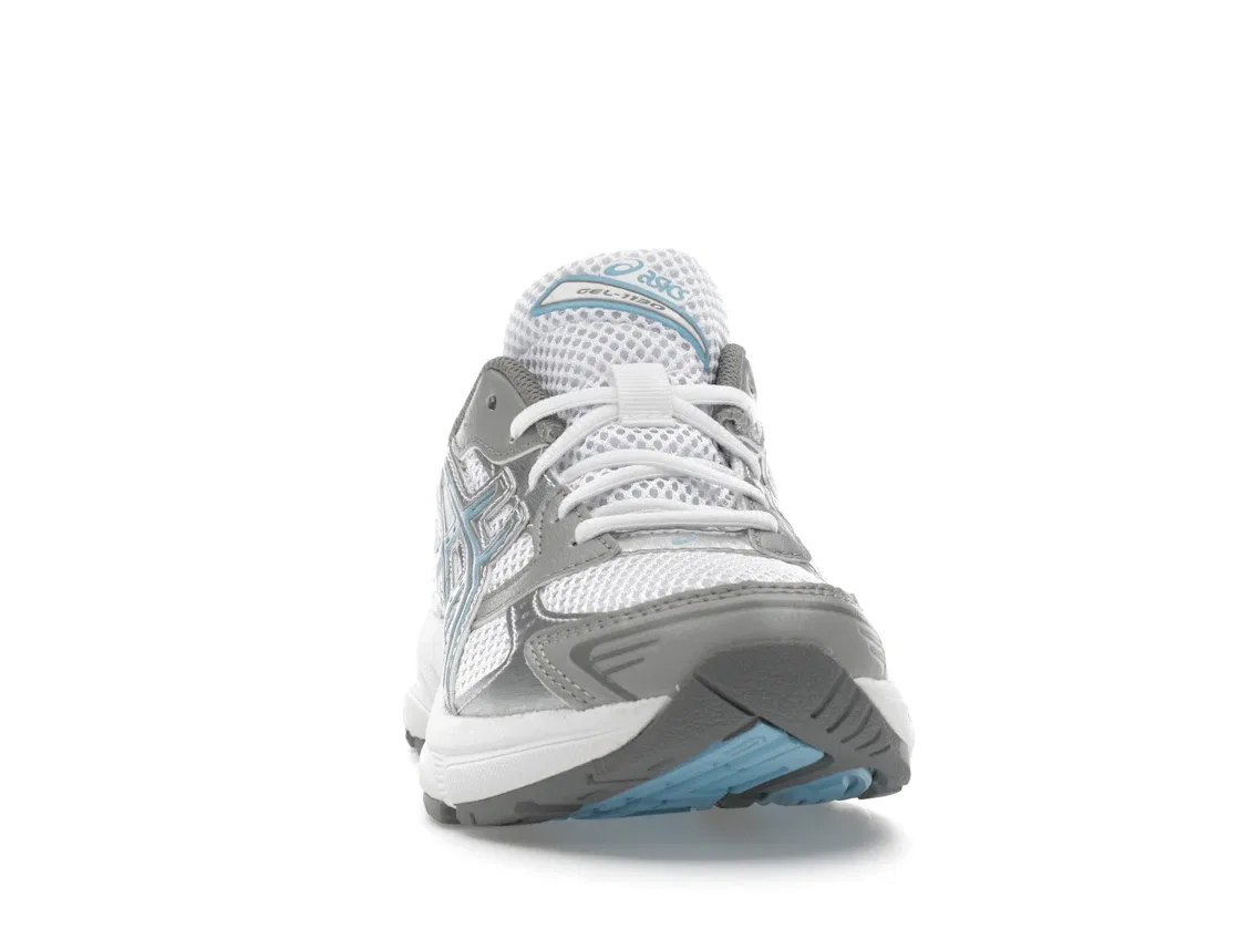 Детские кроссовки с ретро-дизайном ASICS Gel-1130, White/Arctic Sky — фото 2