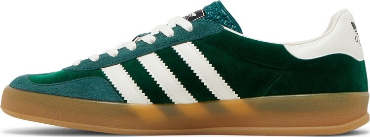 Лимитированные кроссовки Adidas Adidas x Gucci Gazelle 'Green Suede', зеленый — фото 4