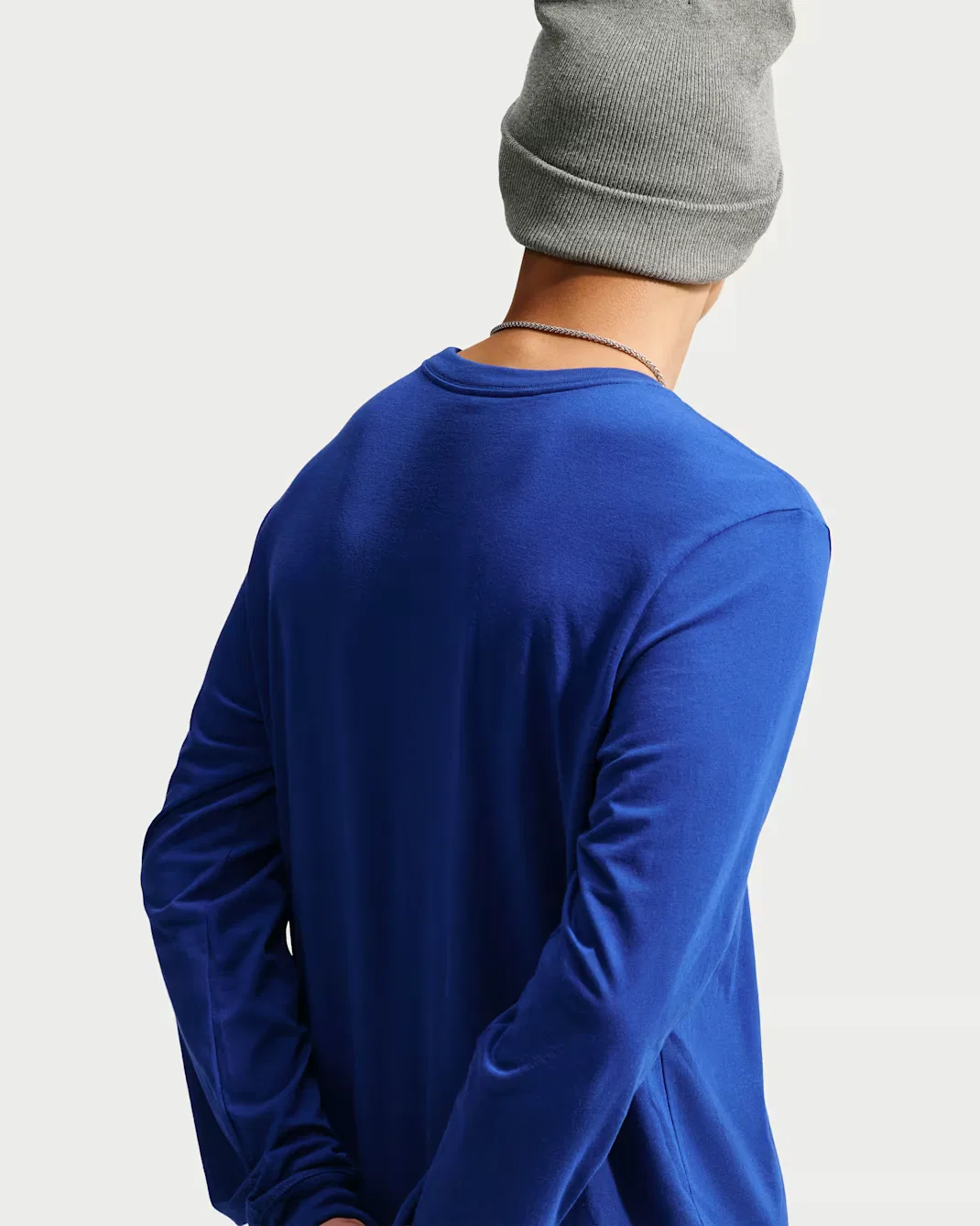 Мужская футболка с длинными рукавами Nike Sportswear Club, Deep Royal Blue — фото 2