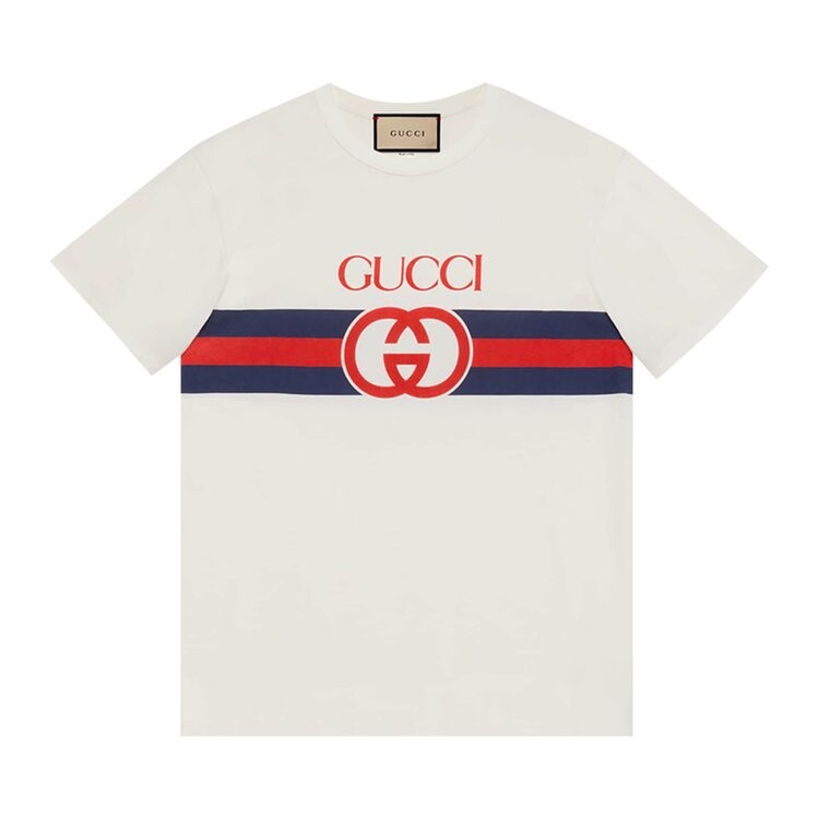 

Футболка Gucci Interlocking G T-Shirt 'White', белый