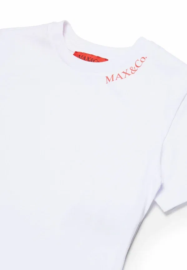 Футболка с принтом Logo Max&Co., белый — фото 3