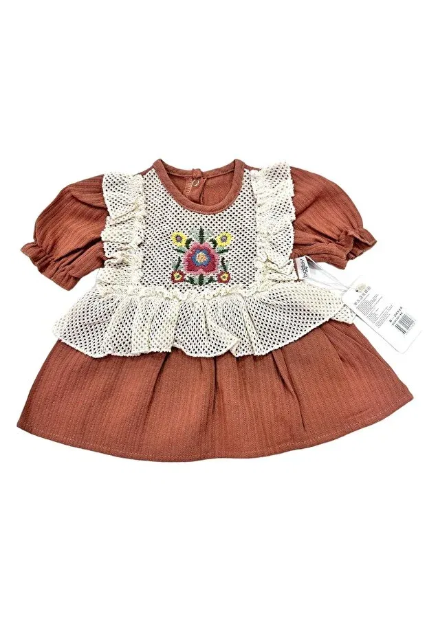 Детское платье для девочек хлопковое Esterella, Brown