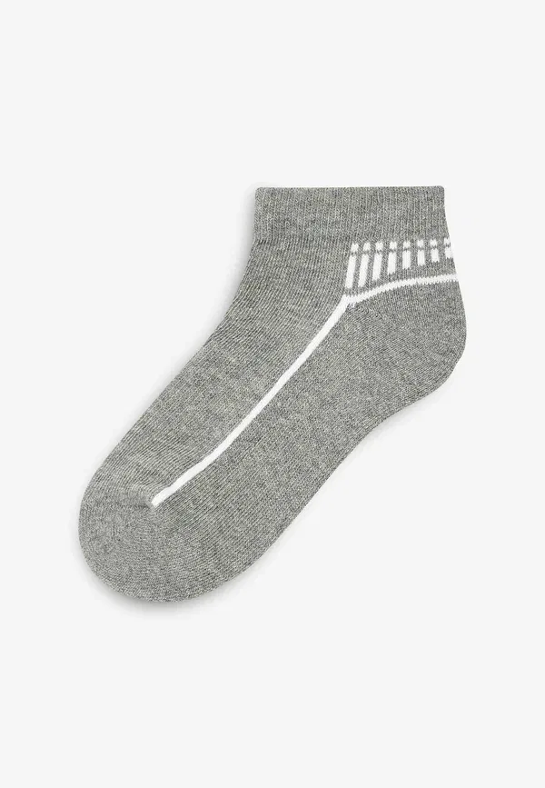 Носки хлопковые Cushioned footbed five pack older Next, Dark Grey, темно-серый — фото 3