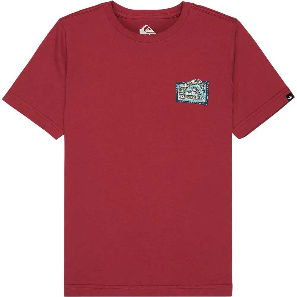 Детская футболка с принтом Heritage Quiksilver, Red