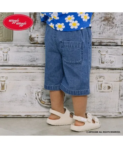 Toys"R"Us/Babies"R"Us Детские джинсовые шорты с аппликацией Smile Will Love wiggle wiggle, Blue — фото 2