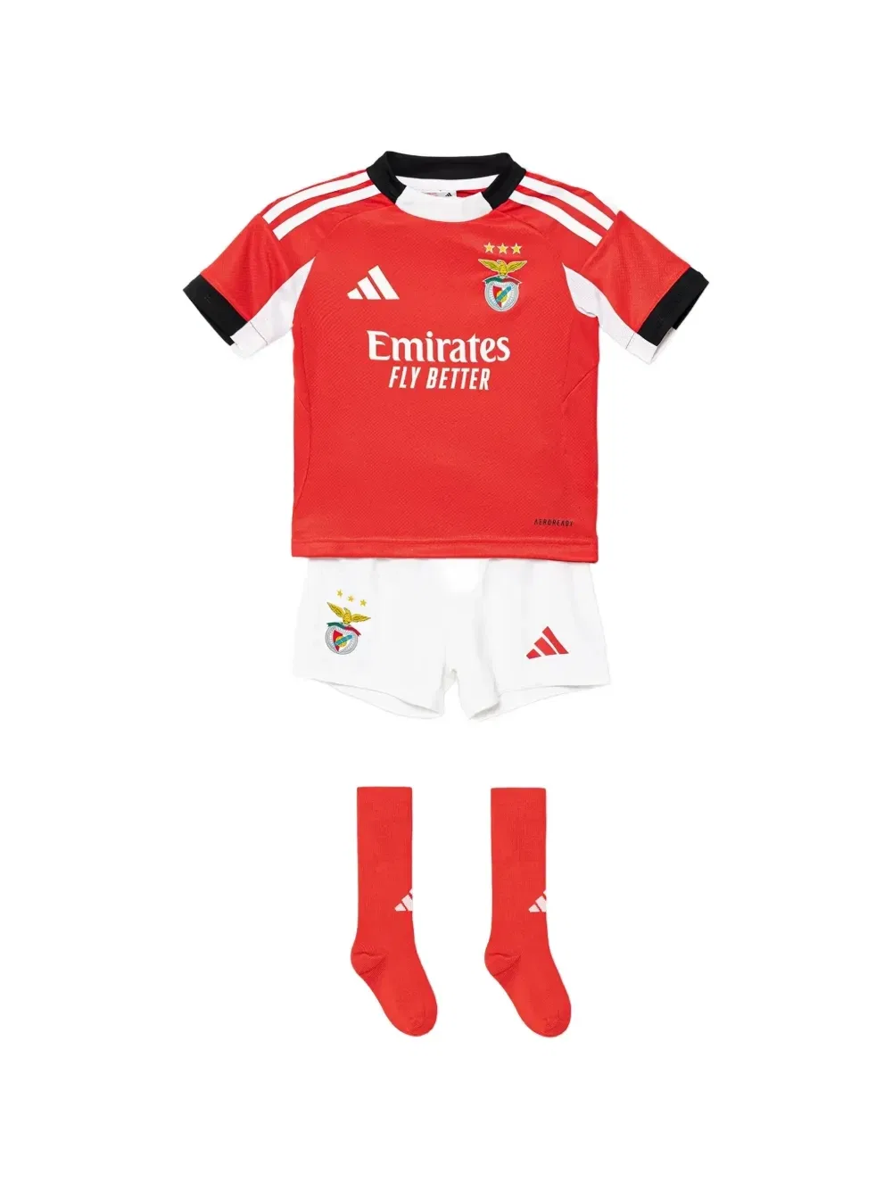 Комплект adidas Kids Benfica 25/26 (набор из трех), красный