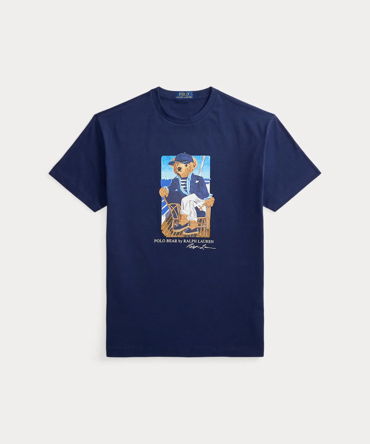Мужская футболка с принтом Polo Bear Classic Fit POLO RALPH LAUREN, Navy — фото 2