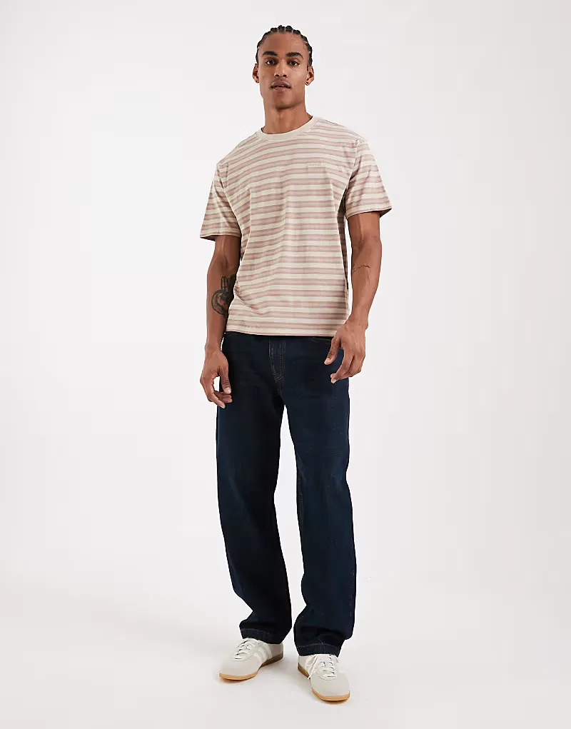 Футболка винтажная Red tab Levi's, каменная полоска — фото 2