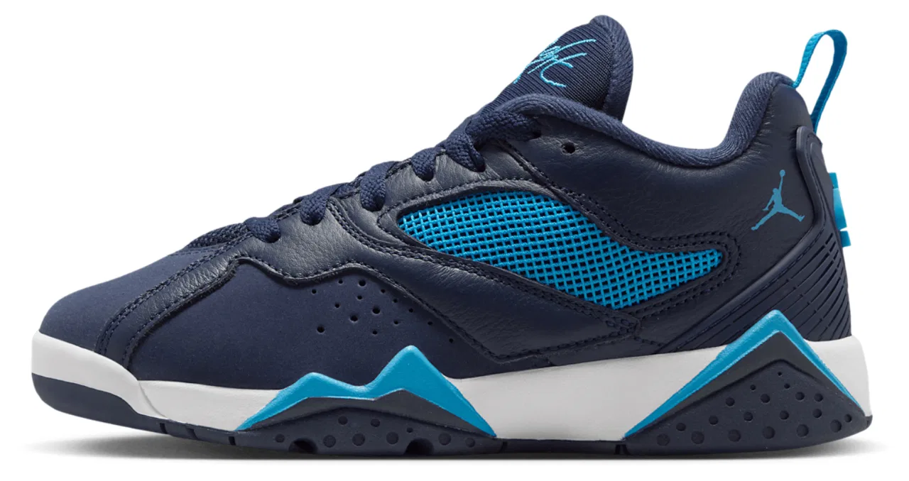 Кроссовки для мальчиков MVP 92 Jordan, цвет Obsidian/Dk Powder Blue/White — фото 2