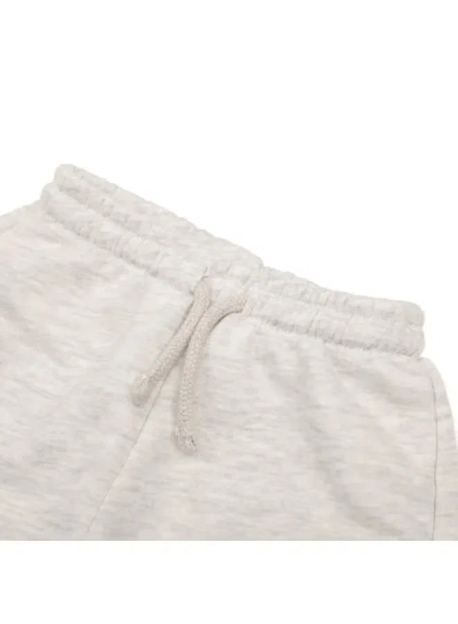 Шорты спортивные с принтом и завязками Zara, бежево-серый — фото 4