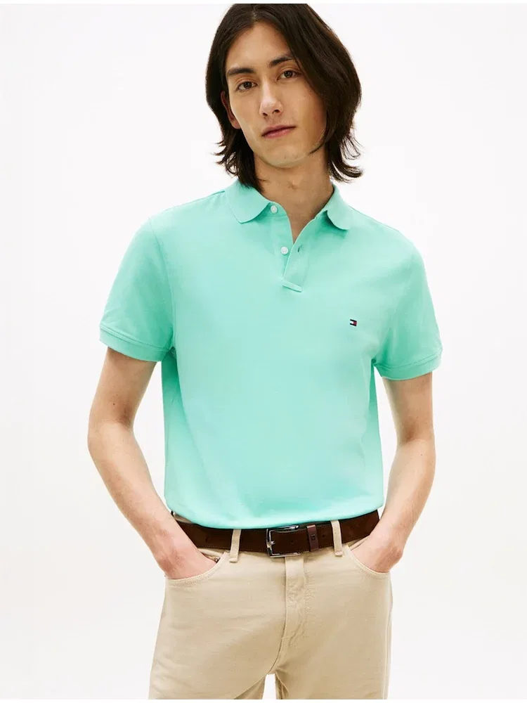 Футболка поло Regular Fit 1985 TOMMY HILFIGER, Light Blue