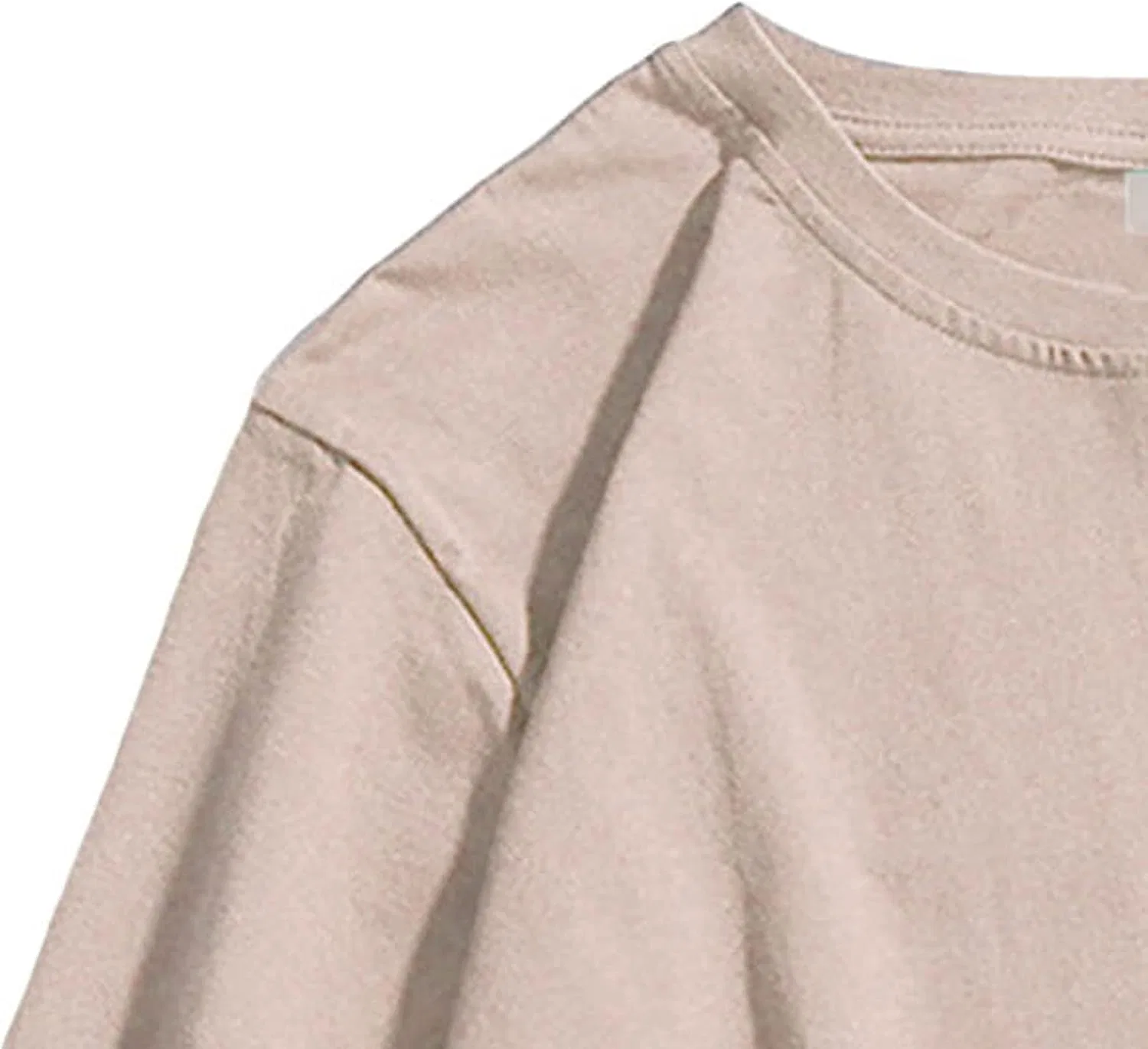 Мужская футболка с круглым вырезом Slim Fit, Khaki — фото 2