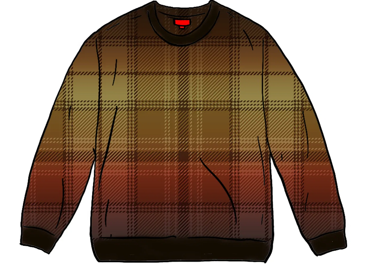 Мужской свитшот с принтом Supreme, Black