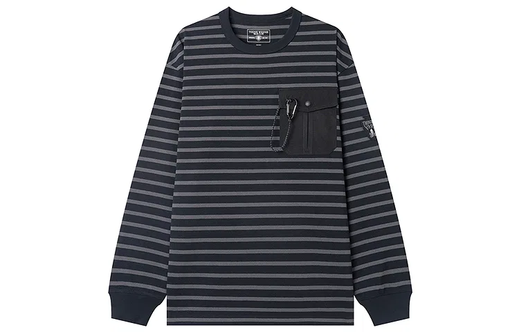 Детская футболка с длинным рукавом American Vintage Teenie Weenie Men, Coal Gray