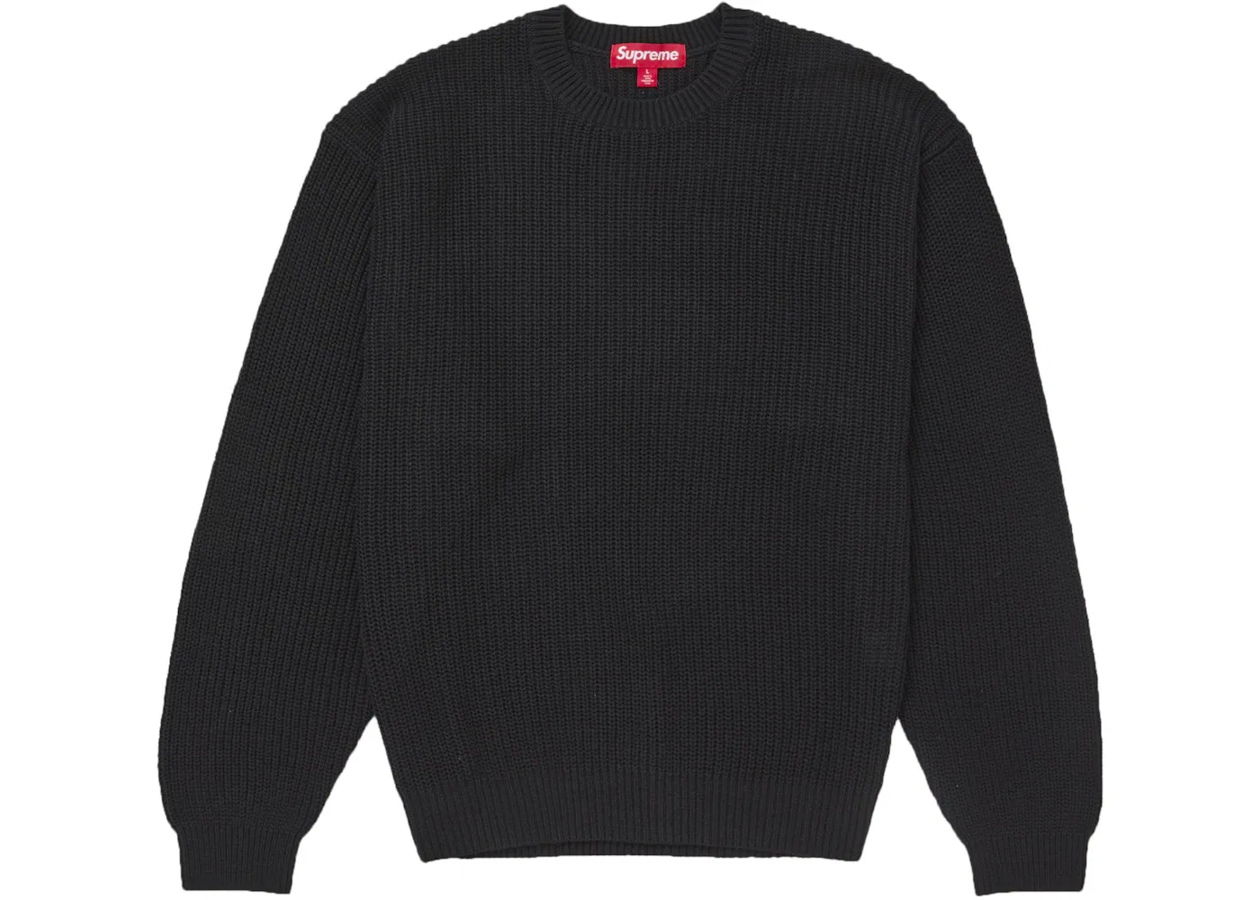 Мужской свитер с принтом Old English Supreme, Black — фото 2