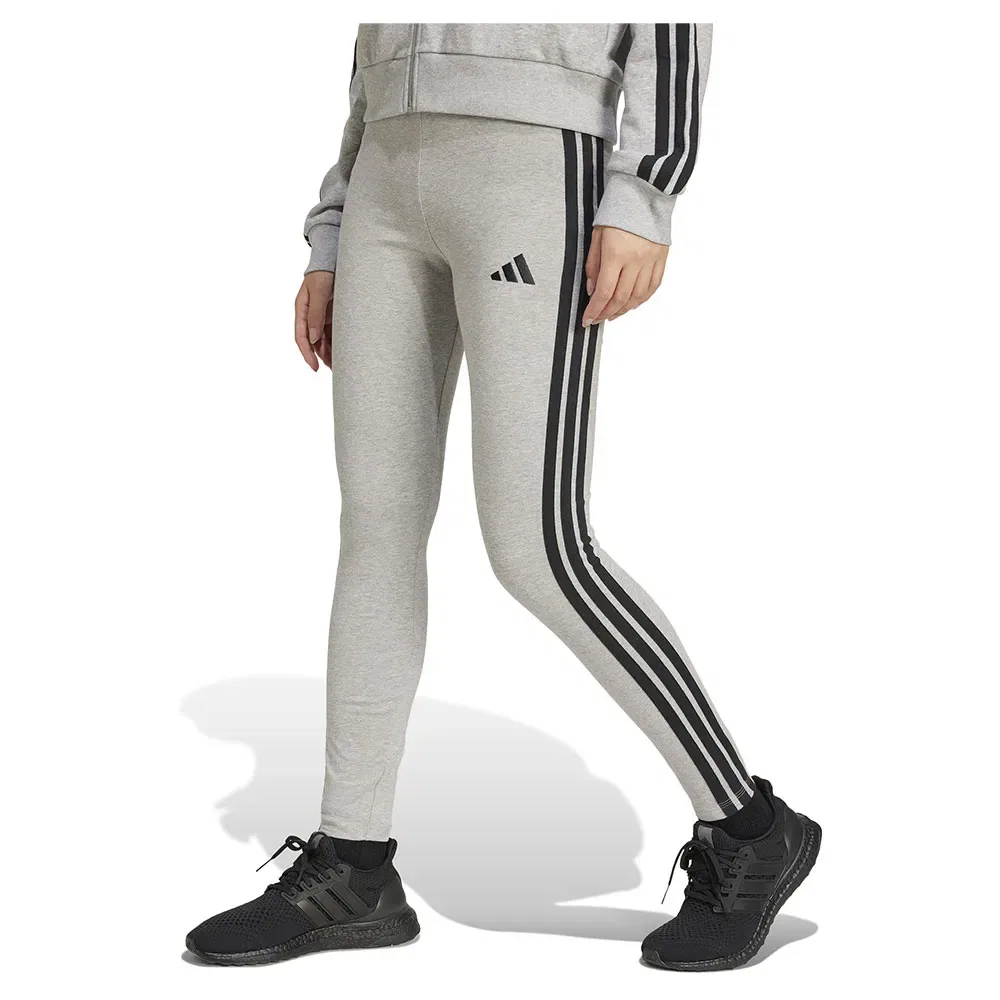 Леггинсы с лампасами Adidas, серый