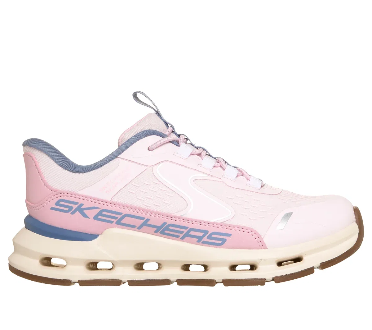 Детские слипоны Glide-Step - Vista Lane Skechers, светло-розовый