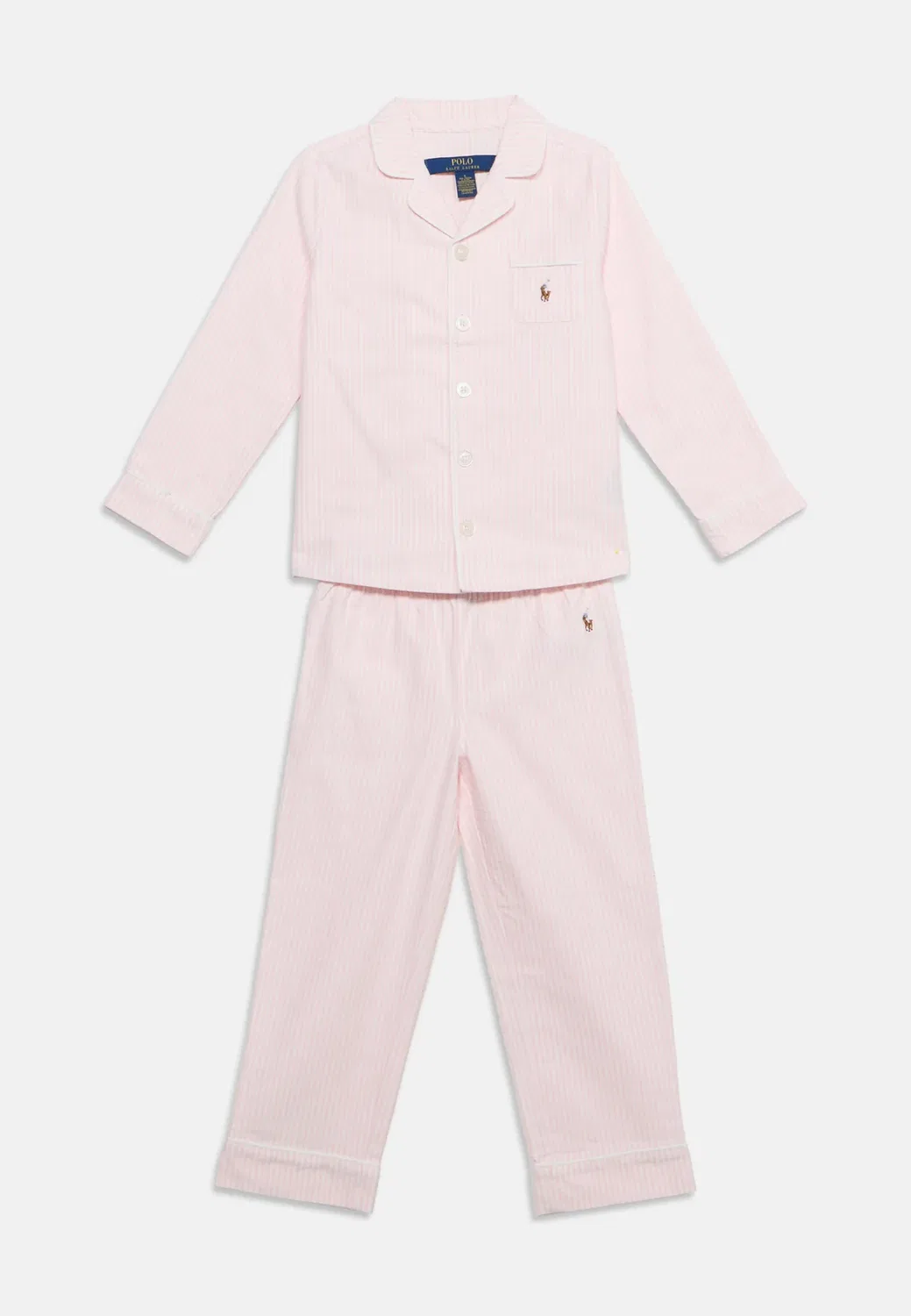Комплект пижамы для сна в штанах Polo Ralph Lauren, Pink/White