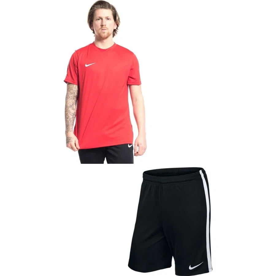 Комплект из футболки и шорт Nike Dry Park 18 Track Suit, Черный