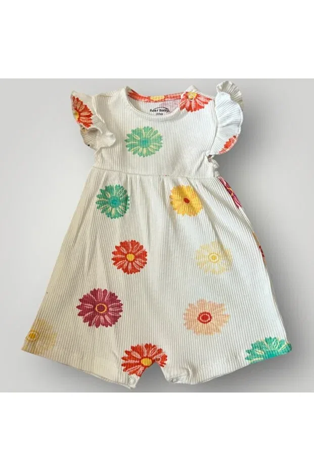 Детский комбинезон для девочек с принтом Fuar Baby, Flowery — фото 2