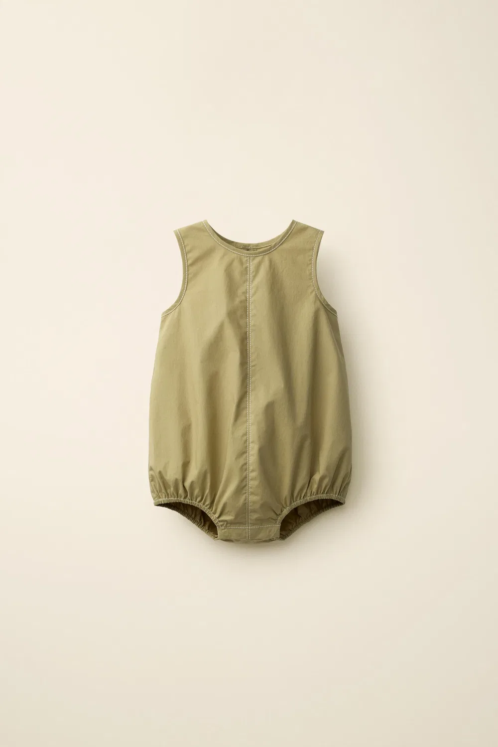 Комбинезон с контрастной строчкой, созданный в сотрудничестве Caramel London и Zara, Khaki