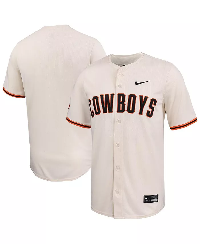 

Мужская бейсбольная джерси Oklahoma State Cowboys Limited натурального цвета Nike