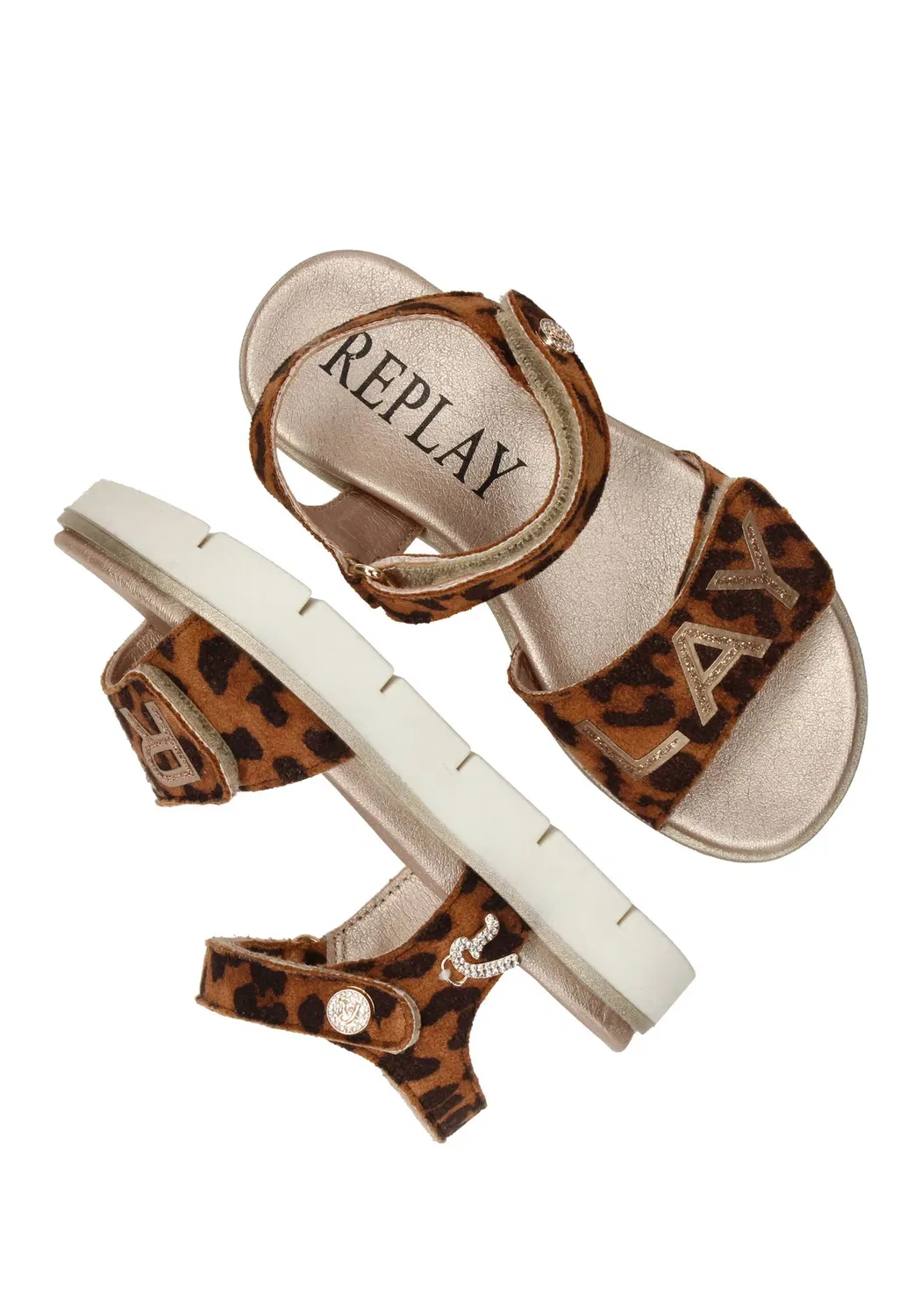 Сандалии - сандалии Replay, Leopard — фото 3
