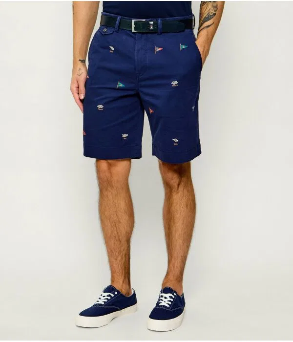 Мужские шорты чинос Bedford Polo Ralph Lauren, Blu Marino