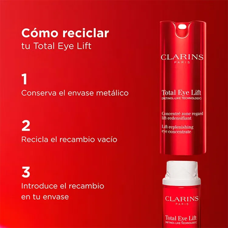 Крем для контура глаз с лифтинг-эффектом Рефилл Total Eye Lift CLARINS, 15 мл — фото 4