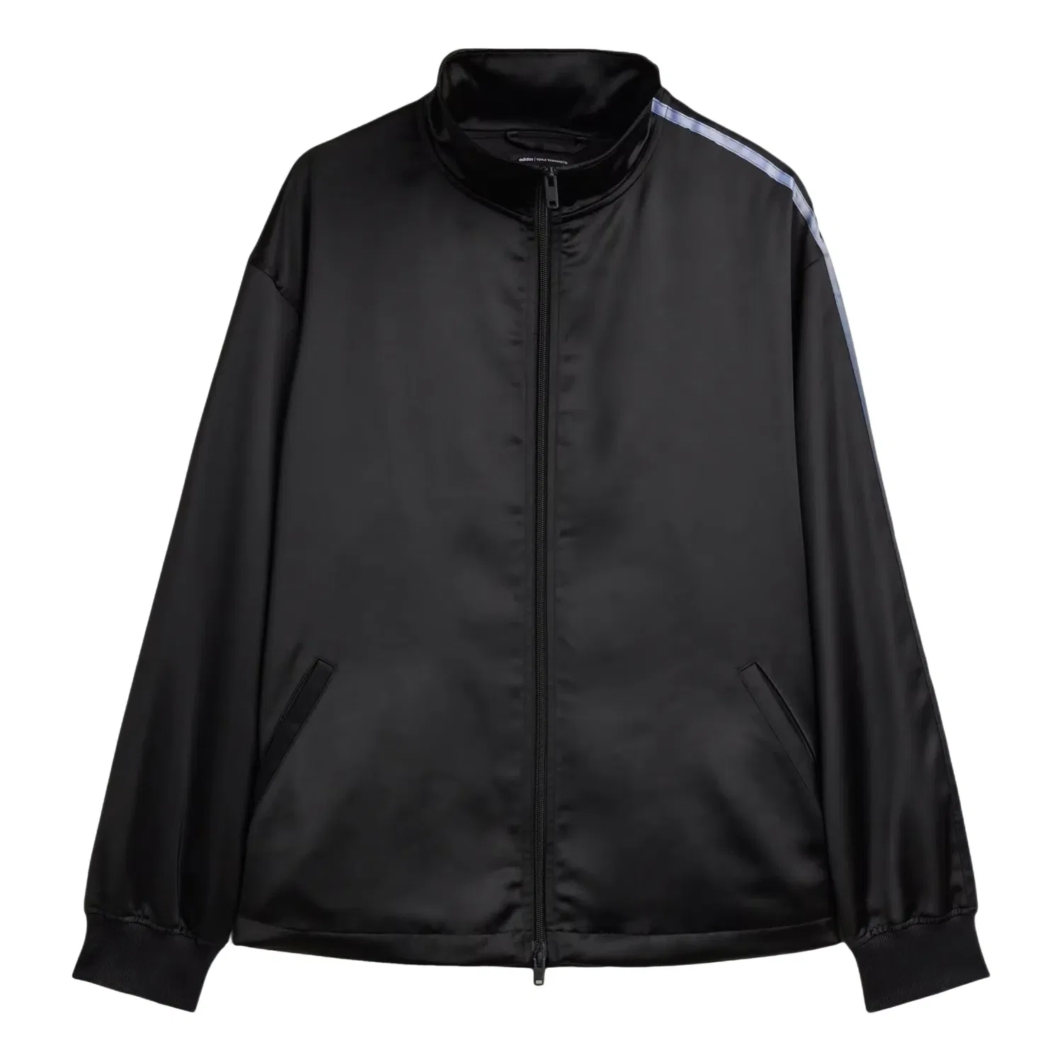Мужская куртка Y-3 Satin Gradient 3-Stripes Track Top Asia Sizing 'Black' adidas, черный