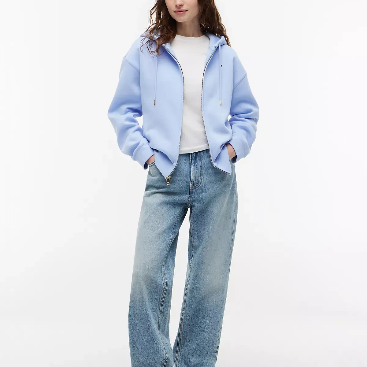Женский худи с капюшоном Tommy Hilfiger, Light Blue — фото 3