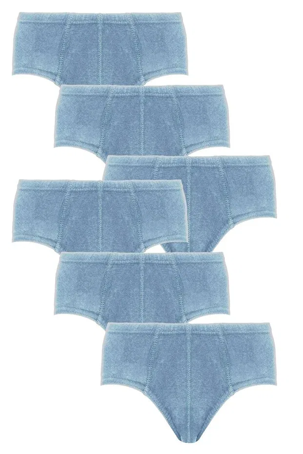 Детское белье для мальчиков хлопковое комплект 6 шт. Fsm1453, Metal Blue