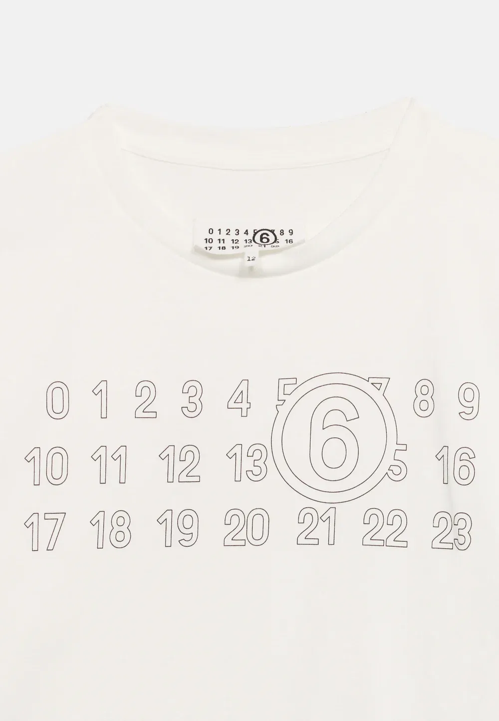 Футболка унисекс с принтом Mm6 Maison Margiela, White — фото 3