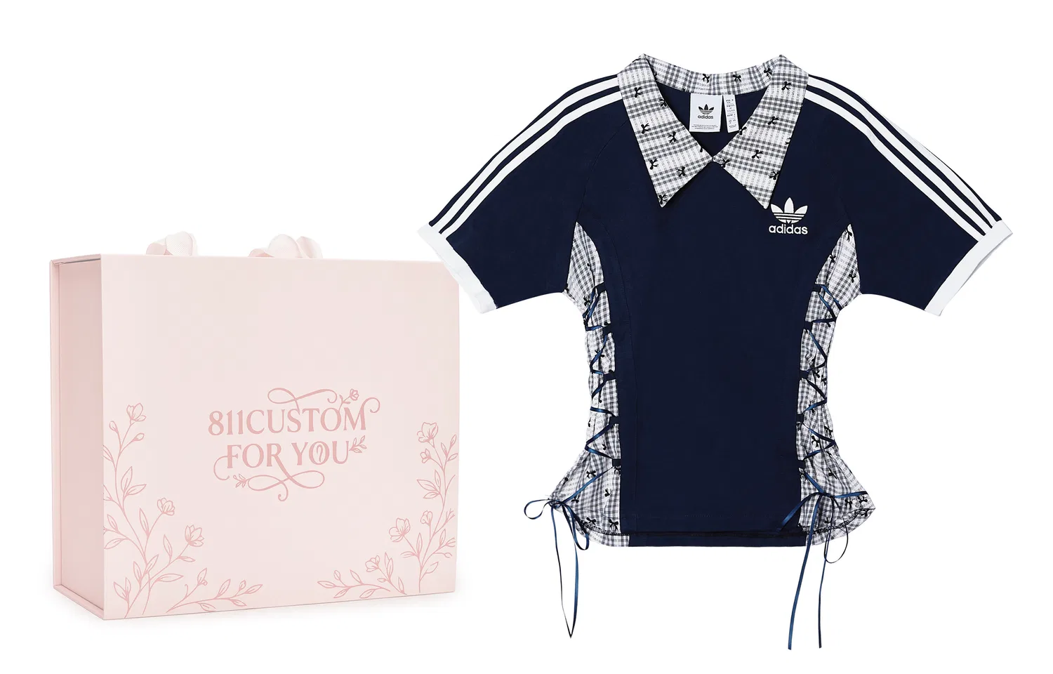 Футболка с принтом Moonlight Silver River Adidas Originals, Blue Black White — фото 3